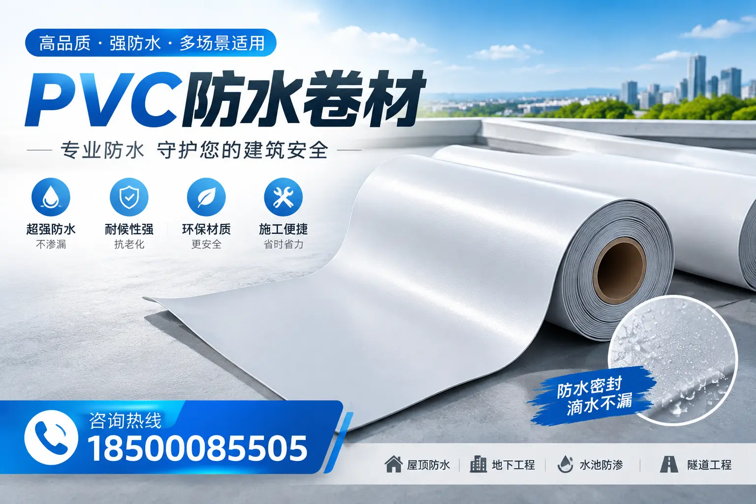 PVC防水卷材的市场竞争分析，仙桃品牌选择参考